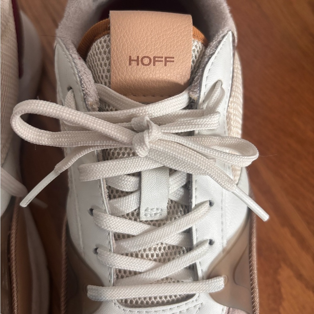 HOFF Salamanca Women's White and Tan Sneakers